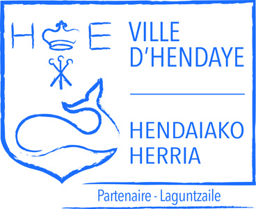 Logo Culture Ville d Hendaye - Bleu 2