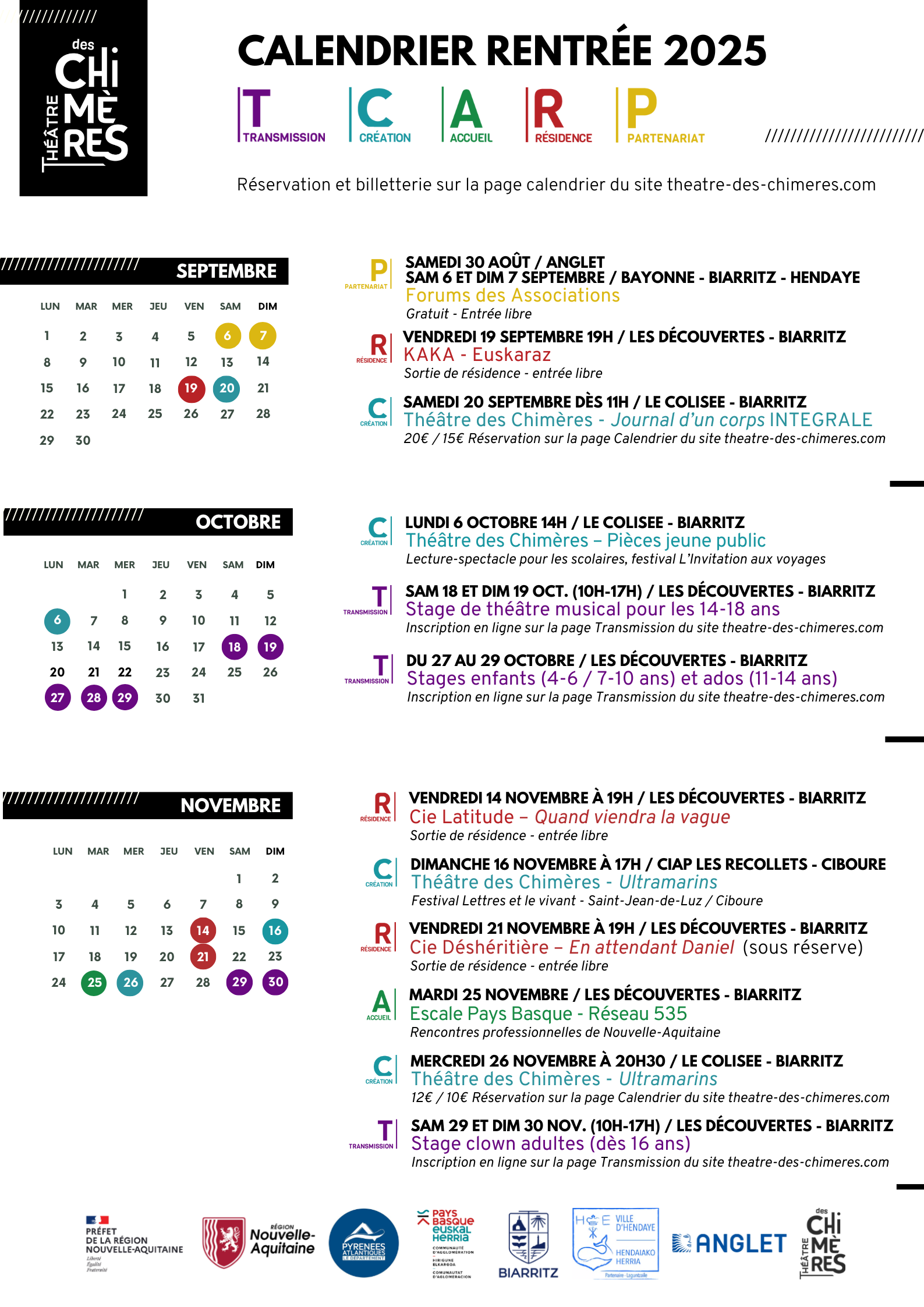 CALENDRIERS 25-26