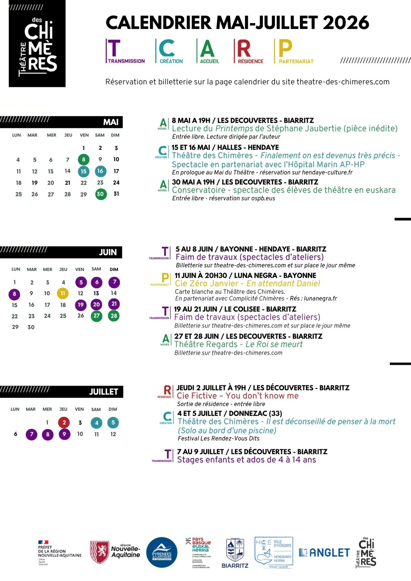 CALENDRIERS 25-26