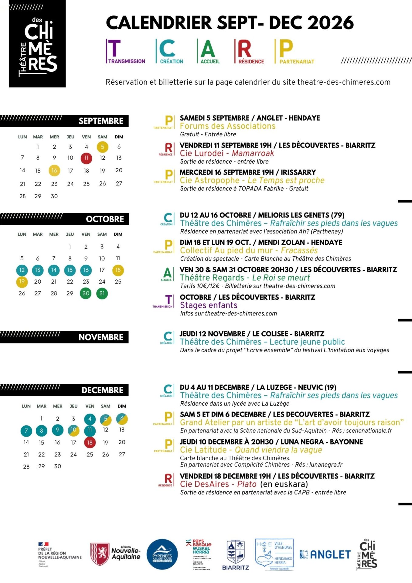 CALENDRIERS 26-27
